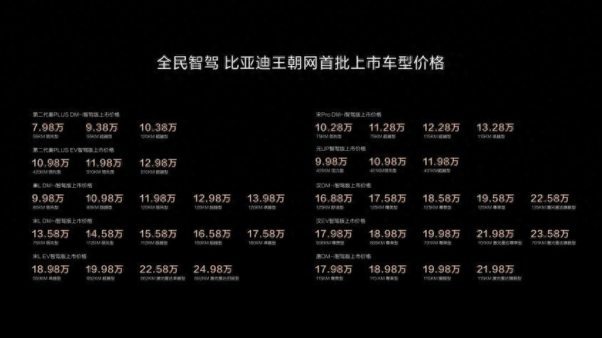 “開年王炸”比亞迪發布全民智駕戰略 加速高階智駕普及